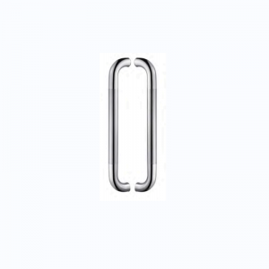 glass door back to back towel bar pull handle
