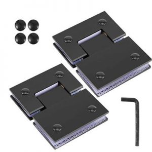 Stainless Steel Shower Door Hinges Suitable for 800-1200MM Door Width 5-6MM Thickness