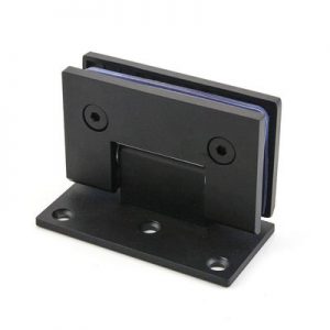 Modern Design Matt Black Stainless Steel 90 Degree Wall Mounted Shower Glass Door Hinge