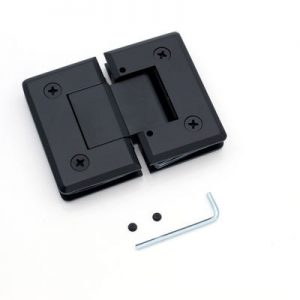 180 Degree Alloy Glass to Glass Bathroom Shower Hinge for 8-12mm Glass Modern Design Style