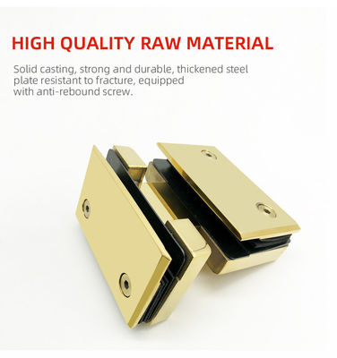 Modern Design 180 Degree Brass or Stainless Steel Glass Hardware Bathroom Door Shower Lifting Hinge - Image 2