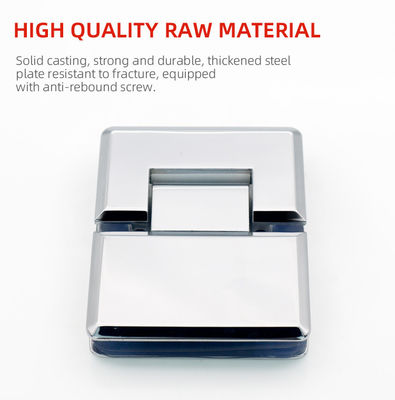 Modern Design 304 Stainless Steel Glass to Glass Hinge 180 Degree Bathroom Gate Clamp - Image 5